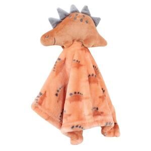 Hudson Baby Dinosaur Lovey Security Blanket Stegosaurus Dino Brown Plush Soft